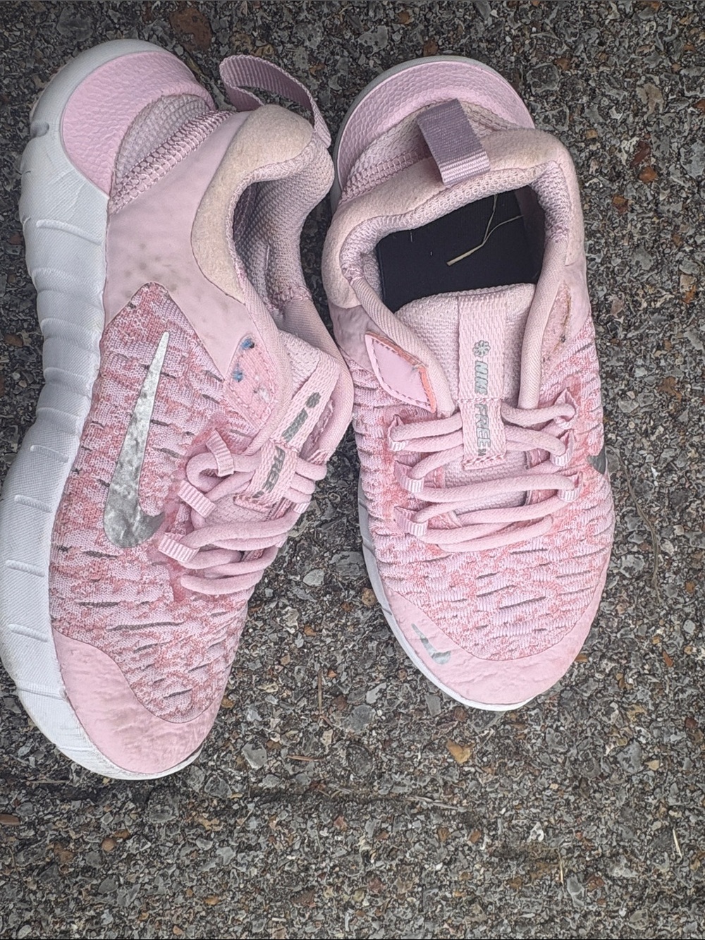 Nike Pink Knit Girls' Athletic Sneakers